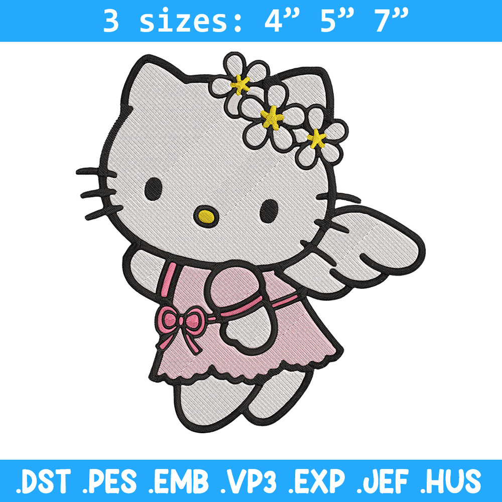 Hello Kitty angel Embroidery Design, Hello kitty Embroidery, Embroidery File, Anime Embroidery, Digital download.jpg