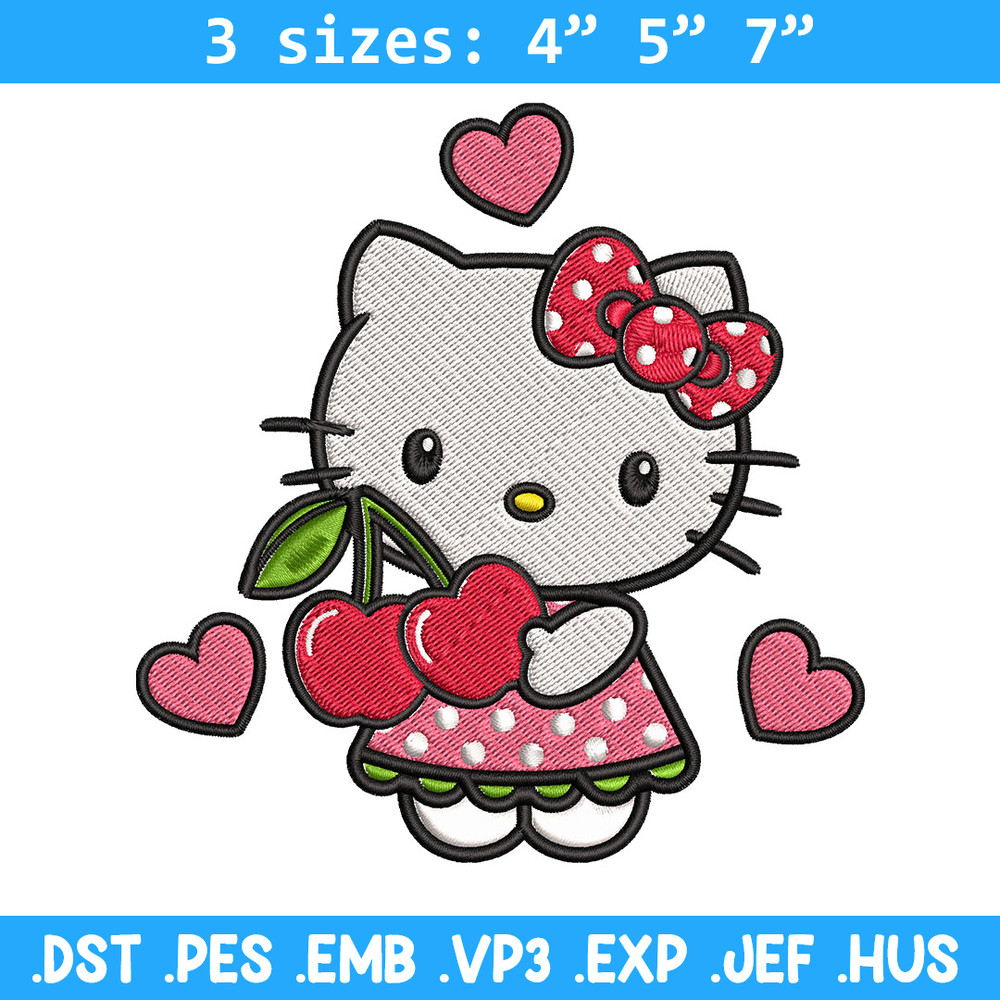 Hello kitty Embroidery Design, Haello kitty cartoon Embroidery, Embroidery File, Cartoon shirt, Digital download..jpg
