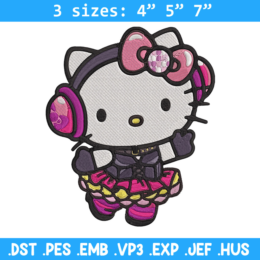 Hello Kitty idol Embroidery Design, Hello kitty Embroidery, Embroidery File, Anime Embroidery, Digital download.jpg