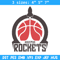 Houston Rockets logo embroidery design, NBA embroidery, Sport embroidery, Embroidery design,Logo sport embroidery..jpg
