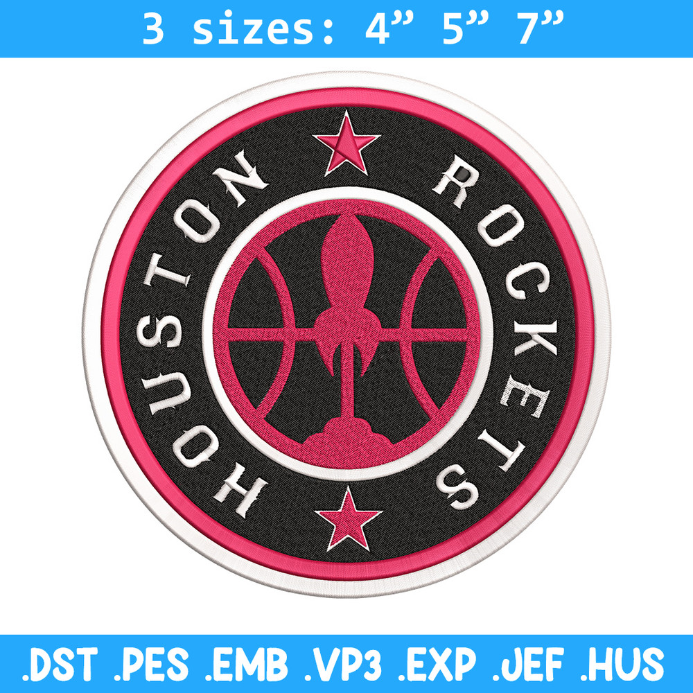 Houston Rockets logo embroidery design, NBA embroidery,Sport embroidery, Embroidery design, Logo sport embroidery.jpg