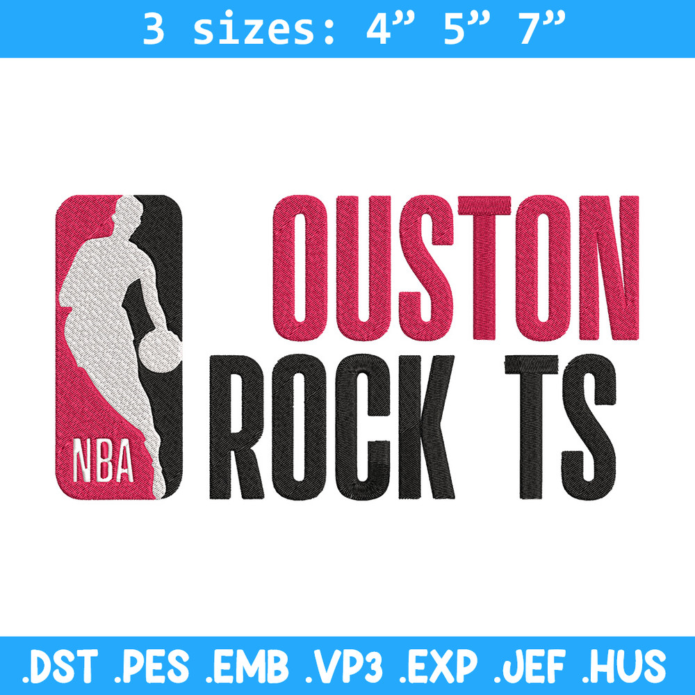 Houston Rockets logo embroidery design, Sport embroidery, logo sport embroidery, Embroidery design,NCAA embroidery..jpg