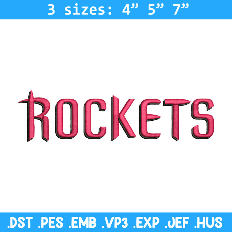 Houston Rockets logo embroidery design,NBA embroidery, Sport embroidery, Embroidery design, Logo sport embroidery.jpg