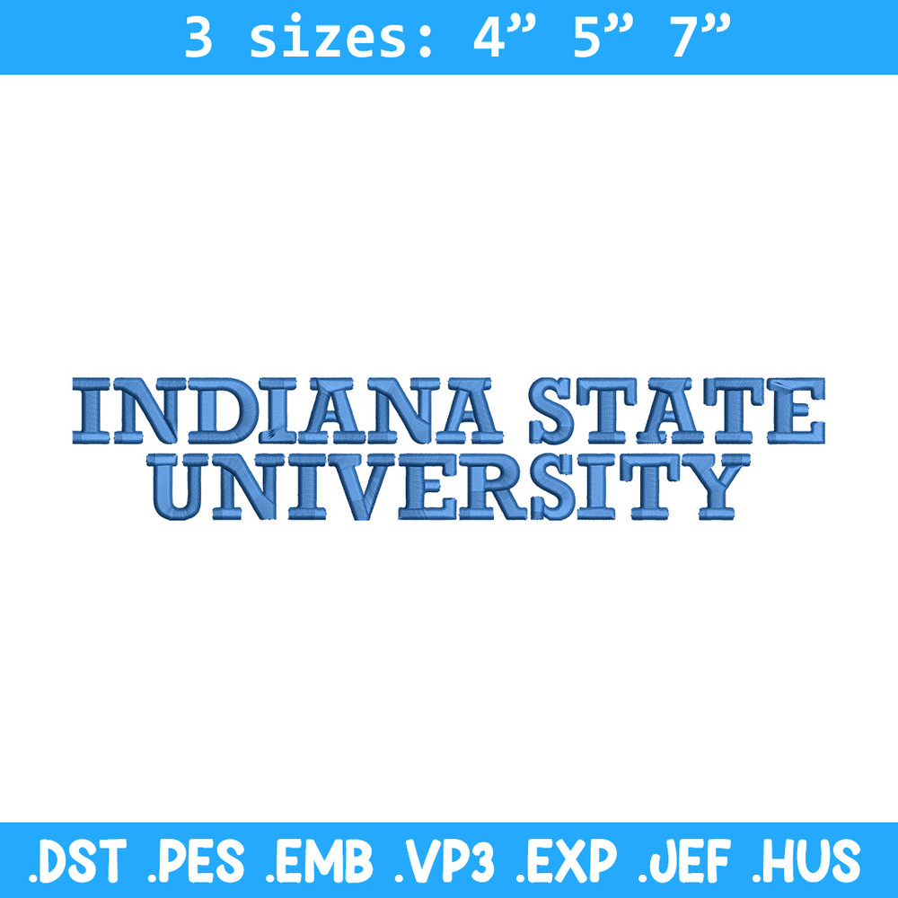 Indiana State logo embroidery design,NCAA embroidery,Sport embroidery,logo sport embroidery,Embroidery design.jpg