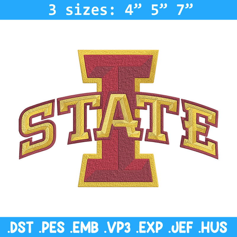 Iowa State logo embroidery design, NCAA embroidery, Sport embroidery,Logo sport embroidery,Embroidery design.jpg