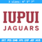 IUPUI Jaguars logo embroidery design, NCAA embroidery, Embroidery design,Logo sport embroidery,Sport embroidery.jpg