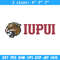 IUPUI Jaguars logo embroidery design,NCAA embroidery, Embroidery design,Logo sport embroidery, Sport embroidery.jpg