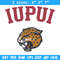 IUPUI Jaguars logo embroidery design,NCAA embroidery,Embroidery design,Logo sport embroidery, Sport embroidery.jpg