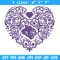 Kansas State heart embroidery design, NCAA embroidery, Sport embroidery, logo sport embroidery, Embroidery design.jpg