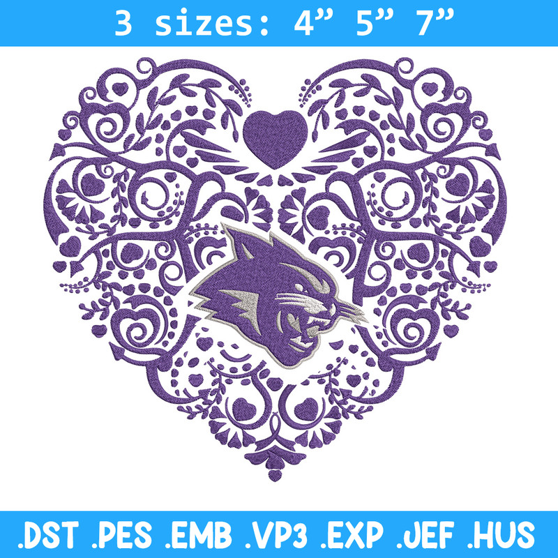 Kansas State heart embroidery design, NCAA embroidery, Sport embroidery, logo sport embroidery, Embroidery design.jpg