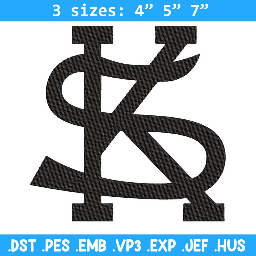 Kennesaw State logo embroidery design, Logo embroidery, Sport embroidery, logo sport embroidery, Embroidery design.jpg
