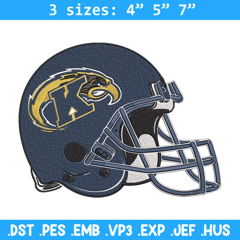 Kent State helmet embroidery design, Sport embroidery, logo sport embroidery, Embroidery design, NCAA embroidery.jpg