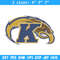 Kent State logo embroidery design, NCAA embroidery, Sport embroidery,Logo sport embroidery,Embroidery design.jpg