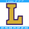 Lipscomb Bisons logo embroidery design, NCAA embroidery, Embroidery design,Logo sport embroidery,Sport embroidery.jpg