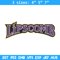 Lipscomb Bisons logo embroidery design,NCAA embroidery, Embroidery design, Logo sport embroidery, Sport embroidery.jpg