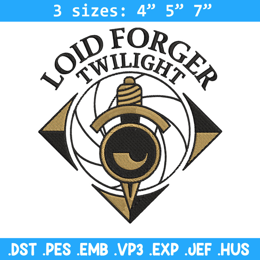Loid forger Embroidery Design, Spy x family Embroidery, Embroidery File,Anime Embroidery, Anime shirt, Digital download.jpg
