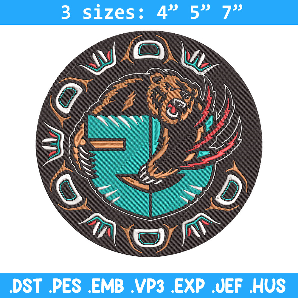 Memphis Grizzlies design embroidery design, NBA embroidery,Sport embroidery,Embroidery design, Logo sport embroidery.jpg