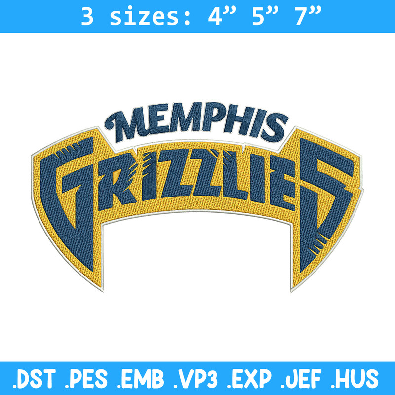 Memphis Grizzlies logo embroidery design, NBA embroidery, Sport embroidery,Embroidery design, Logo sport embroidery.jpg