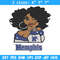 Memphis Tigers girl embroidery design, NCAA embroidery, Embroidery design, Logo sport embroidery, Sport embroidery.jpg