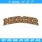 Mercer University logo embroidery design, NCAA embroidery, Sport embroidery, Logo sport embroidery,Embroidery design.jpg