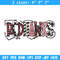 Red hawks logo embroidery design, Sport embroidery, logo sport embroidery, Embroidery design,NCAA embroidery.jpg