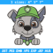 Rocky dog Embroidery Design, Paw patrol Embroidery, Embroidery File, Anime Embroidery, Anime shirt, Digital download.jpg