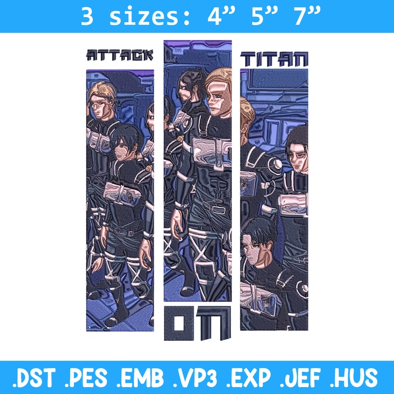 Sentinel Force Embroidery Design, Aot Embroidery, Embroidery File, Anime Embroidery, Anime shirt, Digital download.jpg