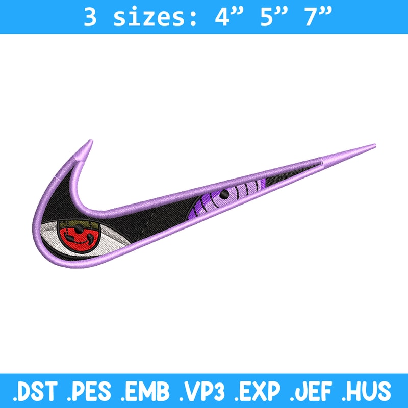 Sharingan Nike embroidery design, Naruto embroidery, Nike design, anime design, anime shirt, Digital download.jpg