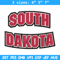 South Dakota Coyotes logo embroidery design, NCAA embroidery, Embroidery design,Logo sport embroidery,Sport embroidery.jpg
