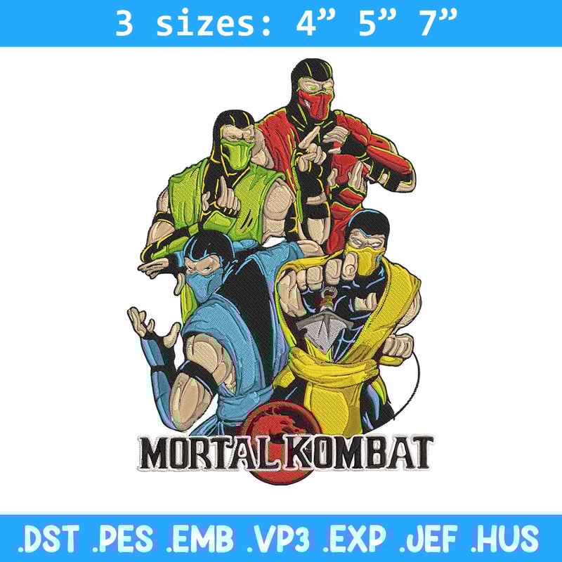 Sub Zero Embroidery Design, Mortal kombat Embroidery, Embroidery File, Anime Embroidery, Anime shirt, Digital download.jpg