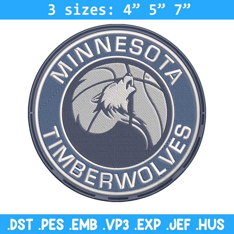 Timberwolves logo embroidery design, NBA embroidery, Sport embroidery, Embroidery design, Logo sport embroidery..jpg