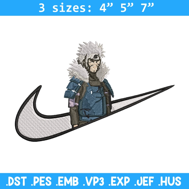 Tobirama x nike Embroidery Design, Naruto Embroidery, Embroidery File, Nike Embroidery, Anime shirt, Digital download.jpg
