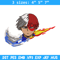 Todoroki Nike embroidery design, My hero academia embroidery, Nike design, anime design, anime shirt, Digital download.jpg