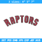 Toronto Raptors design embroidery design, NBA embroidery,Sport embroidery,Embroidery design, Logo sport embroidery..jpg
