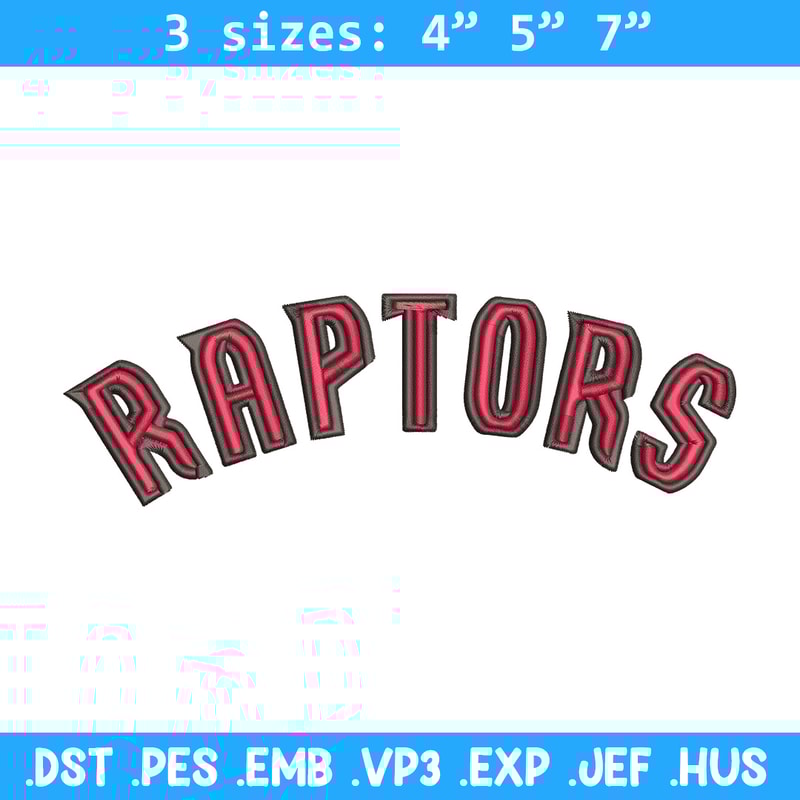 Toronto Raptors design embroidery design, NBA embroidery,Sport embroidery,Embroidery design, Logo sport embroidery..jpg
