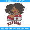 Toronto Raptors girl embroidery design, NBA embroidery, Sport embroidery,Embroidery design, Logo sport embroidery..jpg