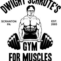 dwight schrute gym for muscles