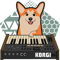 Funny Synthesizer fan KORGI Corgi Dog Lover.png