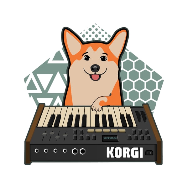 Funny Synthesizer fan KORGI Corgi Dog Lover.png