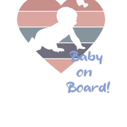 Baby on Board! for Mom and Dad Grphic Design