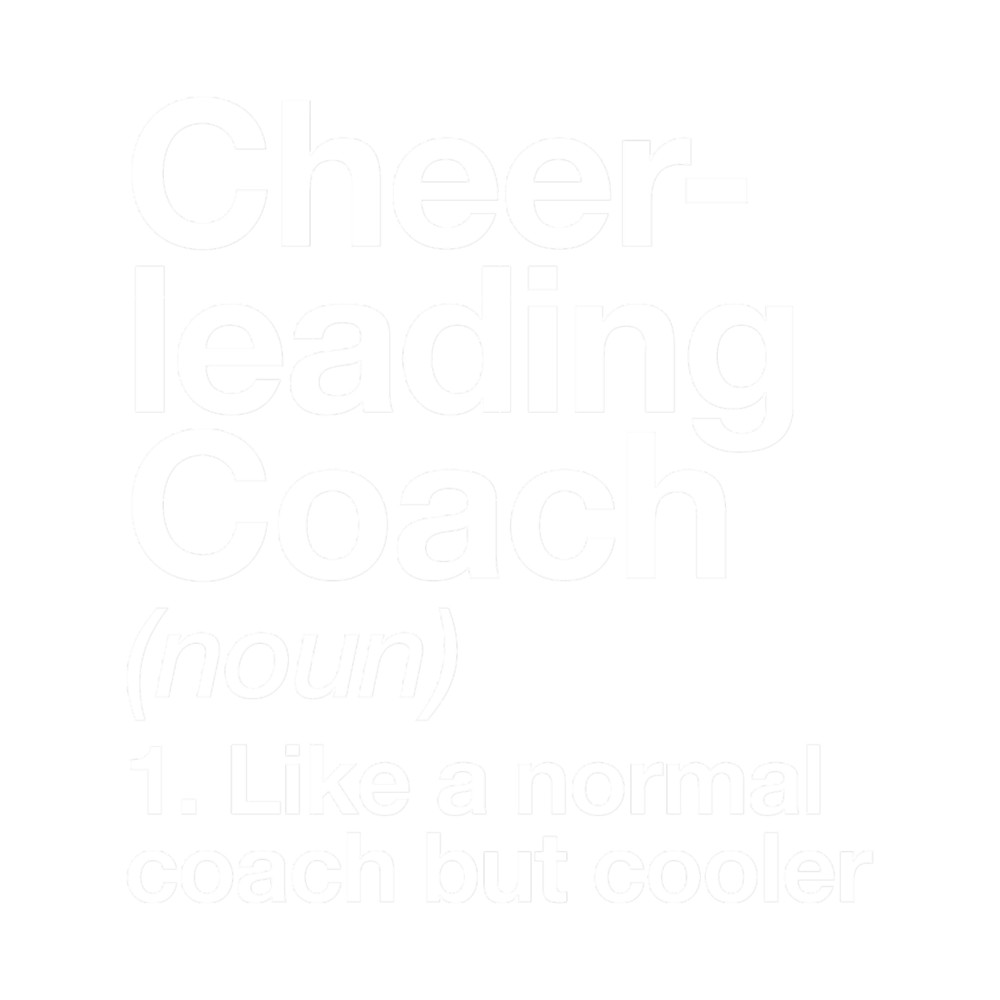 Cheerleading Coach Funny Definition Trainer Gift Design .png