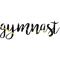 Gymnast Calligraphy Black Marble .png