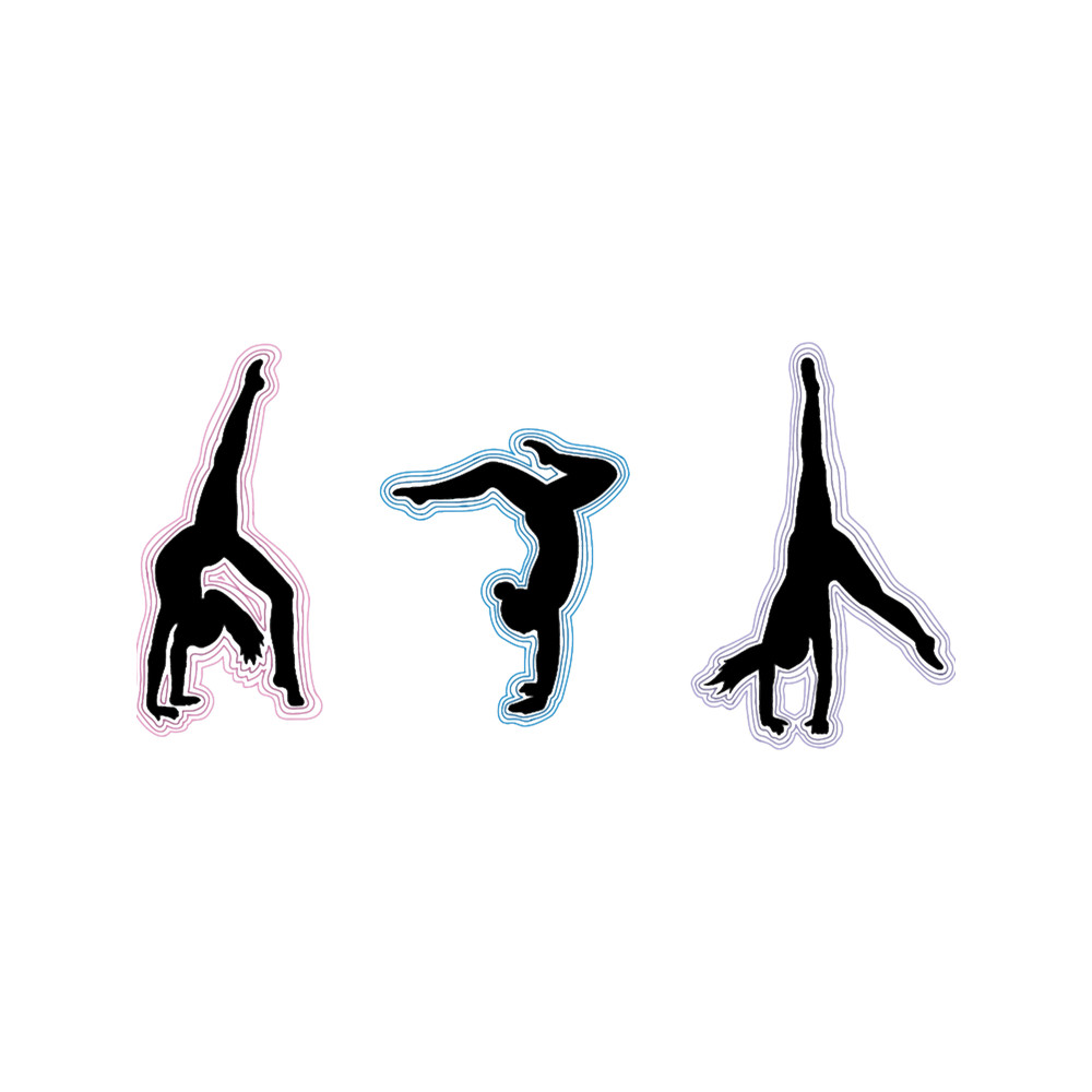 Gymnast silhouettes .png