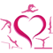 gymnastics aparatus love on white .png