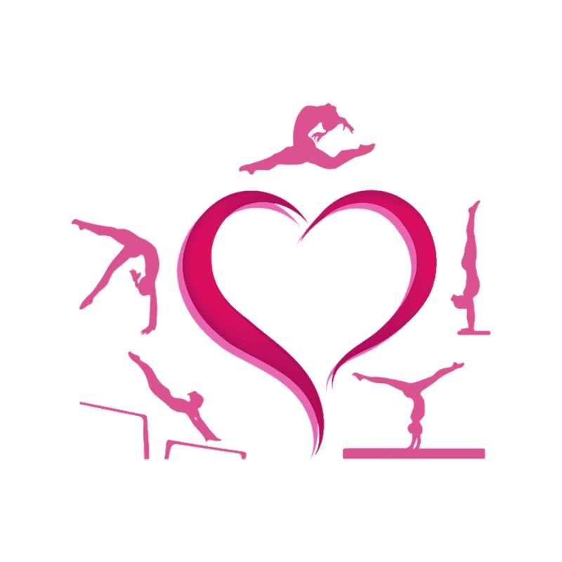gymnastics aparatus love on white .png