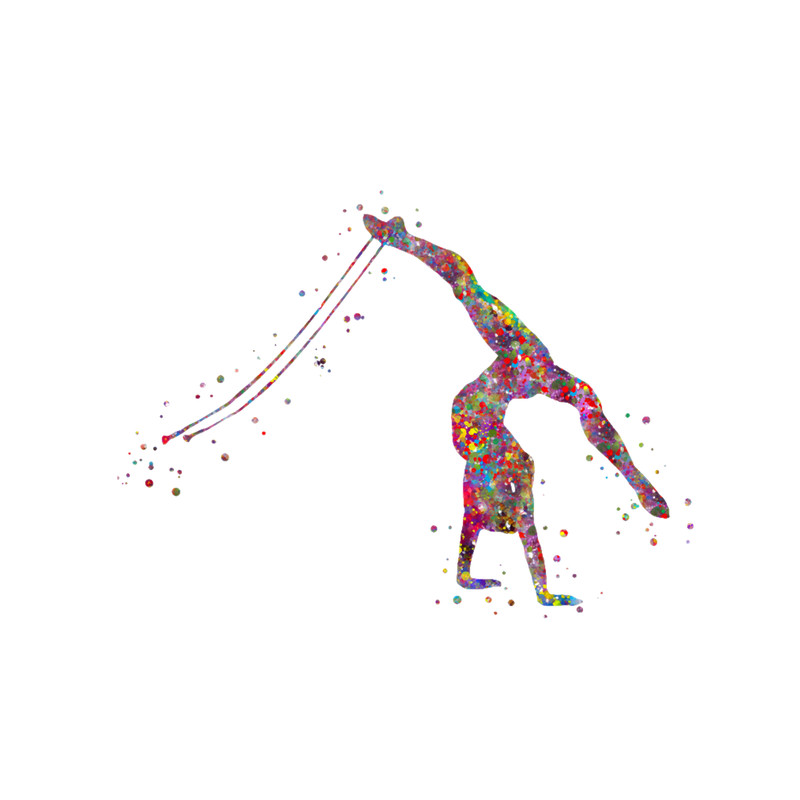 Gymnastics girl, watercolor gymnastics, teen gift(1).png