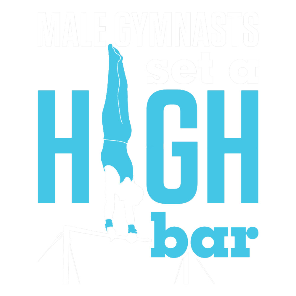 Gymnastics Men Boys Male Gymnasts Set a High Bar.png