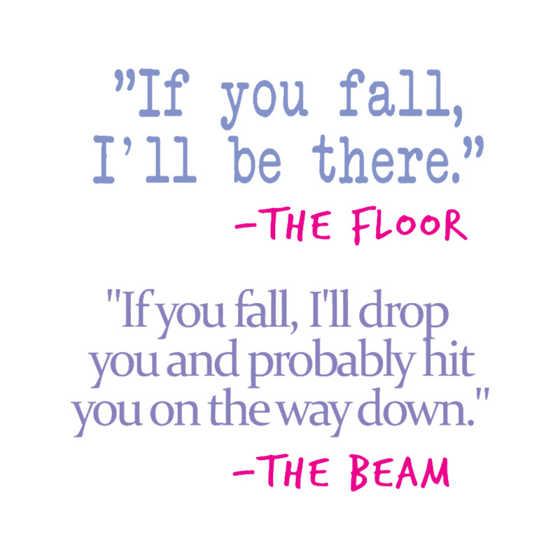 If You fall floor beam quote on White .png