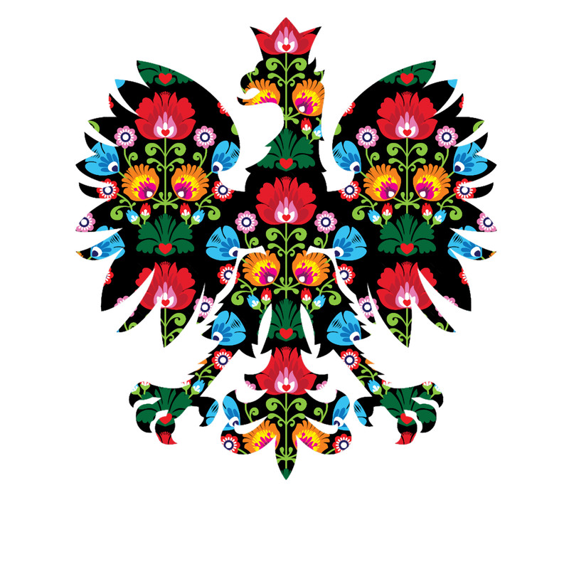 Polish Eagle Folk ArtWycinankiFolk Art FlowersFolklorePoland .png