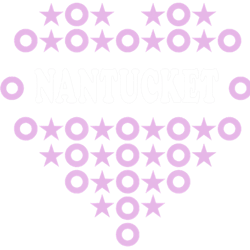 Nantucket Pink Heart A Great Place